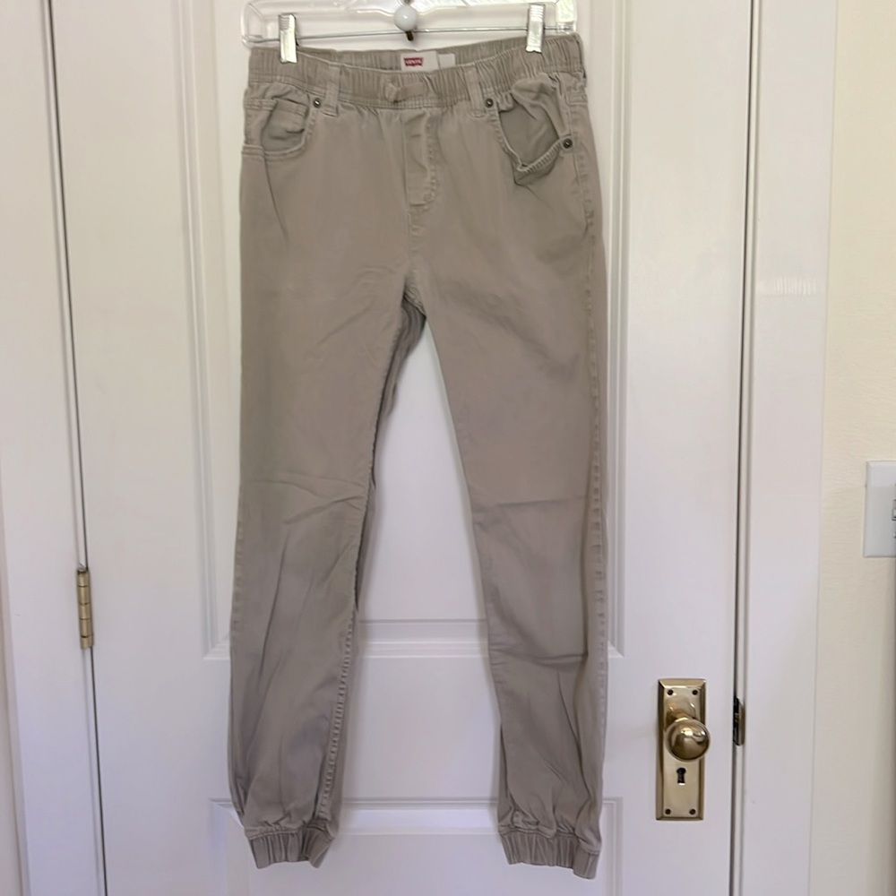 Boys Levi's Tan/Khaki Joggers Size L
